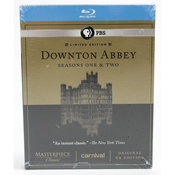 NEW & SEALED Downton Abbey: Seasons 1-2 - Blu-Ray DVD 2012 - 5-Disc Set … - Picture 1 of 3